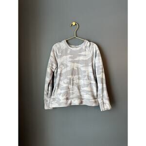 Athleta Girl Blue Camo Sweatshirt